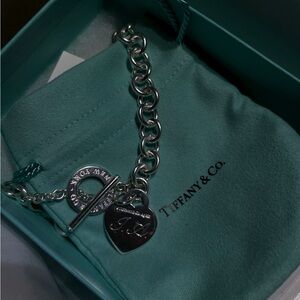 Tiffany & Co. Silver Toggle Heart Bracelet
